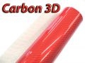 Folia CARBON RED 3D 50 x 100