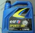 Olej silnikowy ELF SPORTI SRI 15W40 5L 15W-40