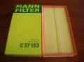 Filtr powietrza MANN C37153 AUDI A3 TT 1.8 1.9 TDI